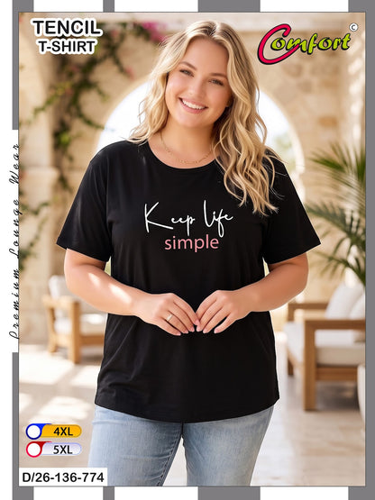Design 26-136 Comfort Imported Women Tshirt Wholesale Price
