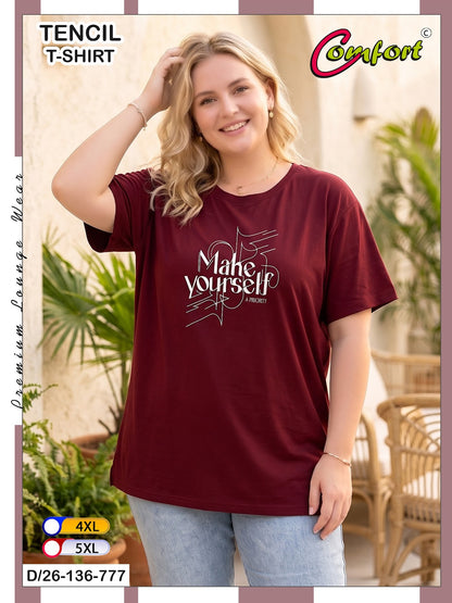 Design 26-136 Comfort Imported Women Tshirt Wholesale Price