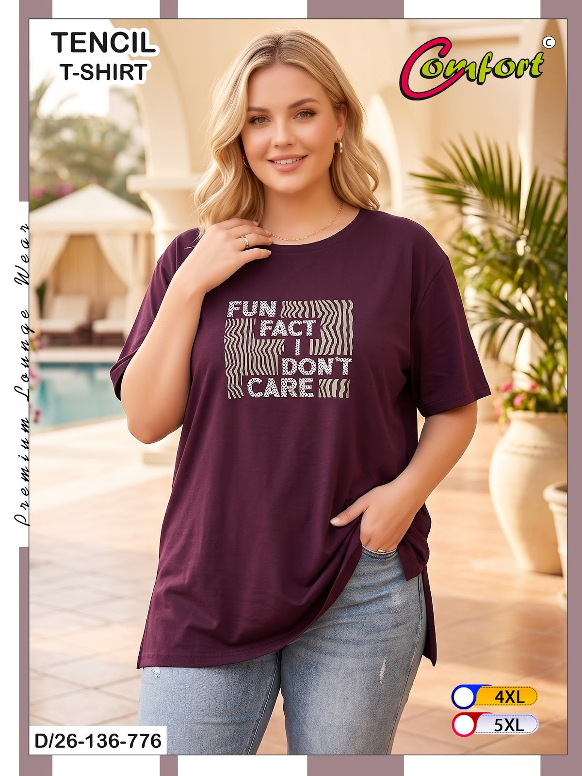 Design 26-136 Comfort Imported Women Tshirt Wholesale Price