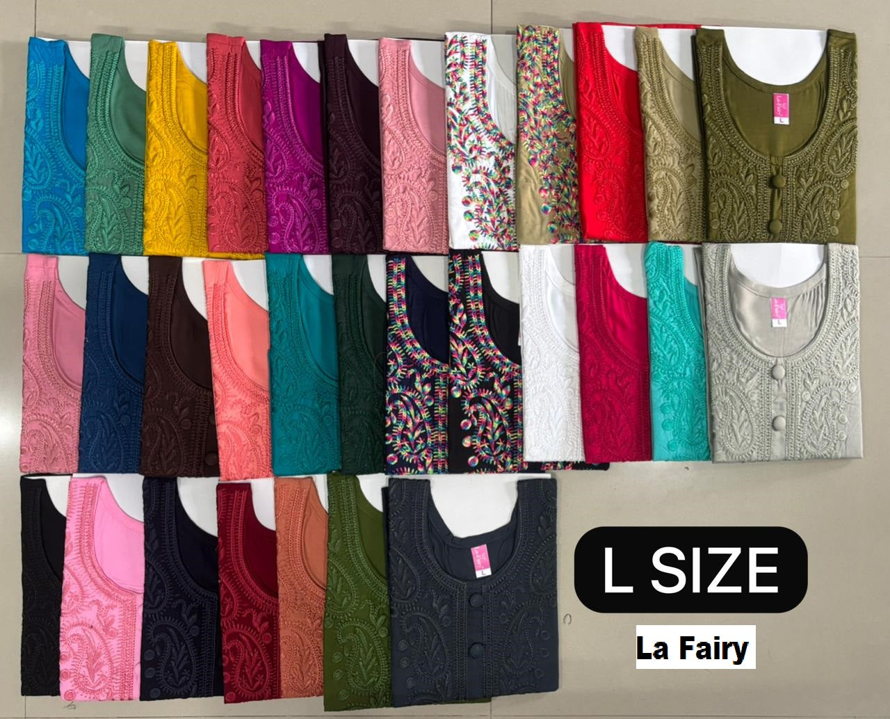 Design 261125 La Fairy Rayon 14Kg Kurtis Exporter Gujarat