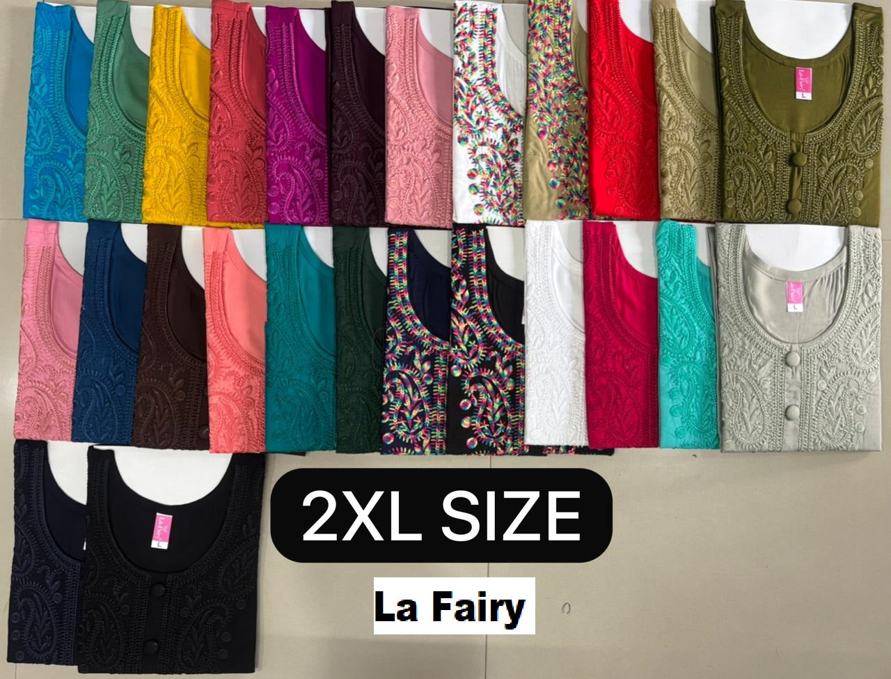 Design 261125 La Fairy Rayon 14Kg Kurtis Exporter Gujarat