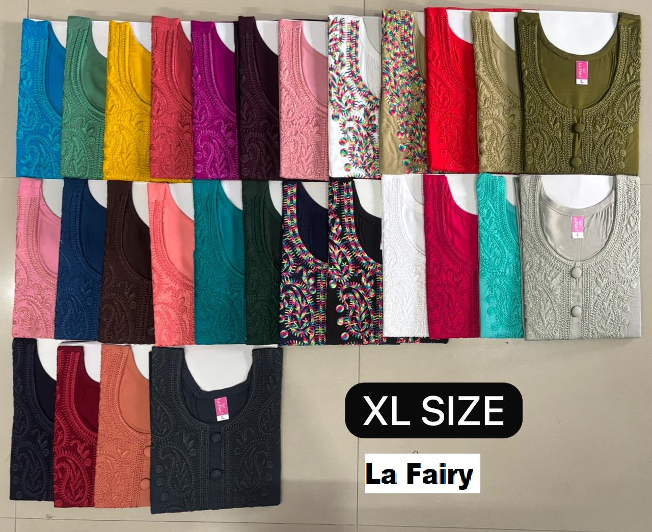 Design 261125 La Fairy Rayon 14Kg Kurtis Exporter Gujarat