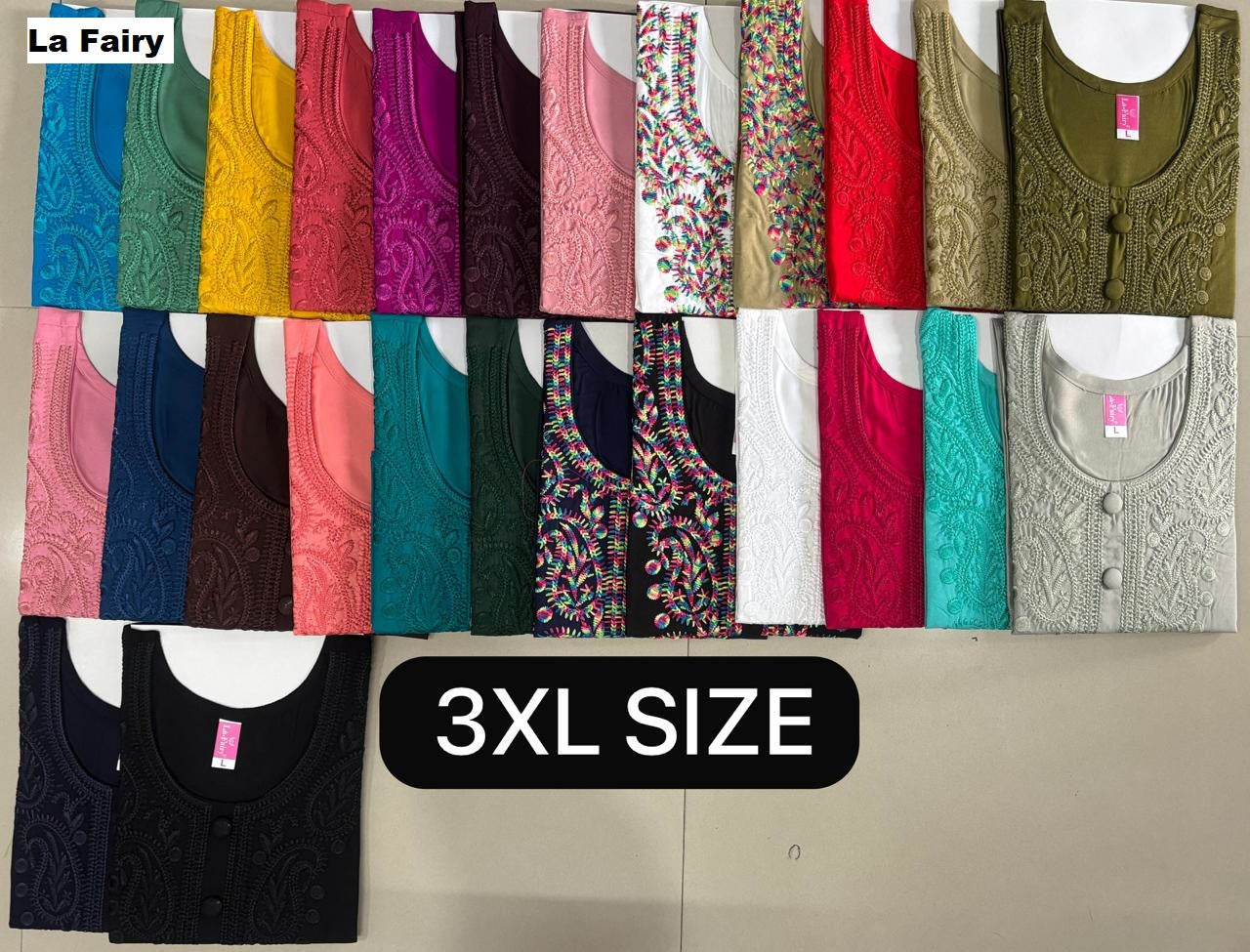 Design 261125 La Fairy Rayon 14Kg Kurtis Exporter Gujarat