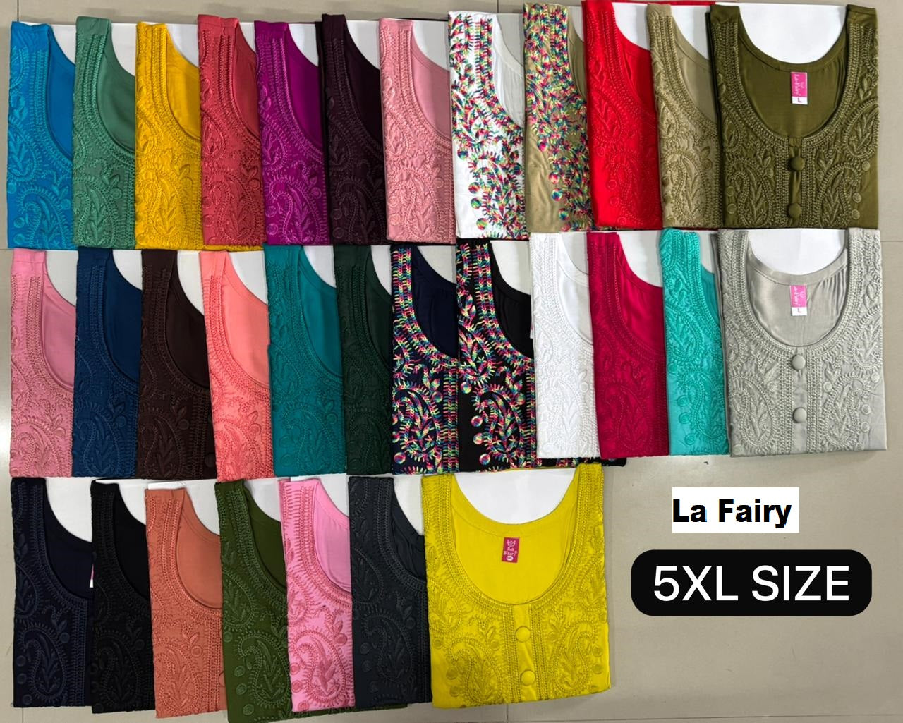 Design 261125 La Fairy Rayon 14Kg Kurtis Exporter Gujarat