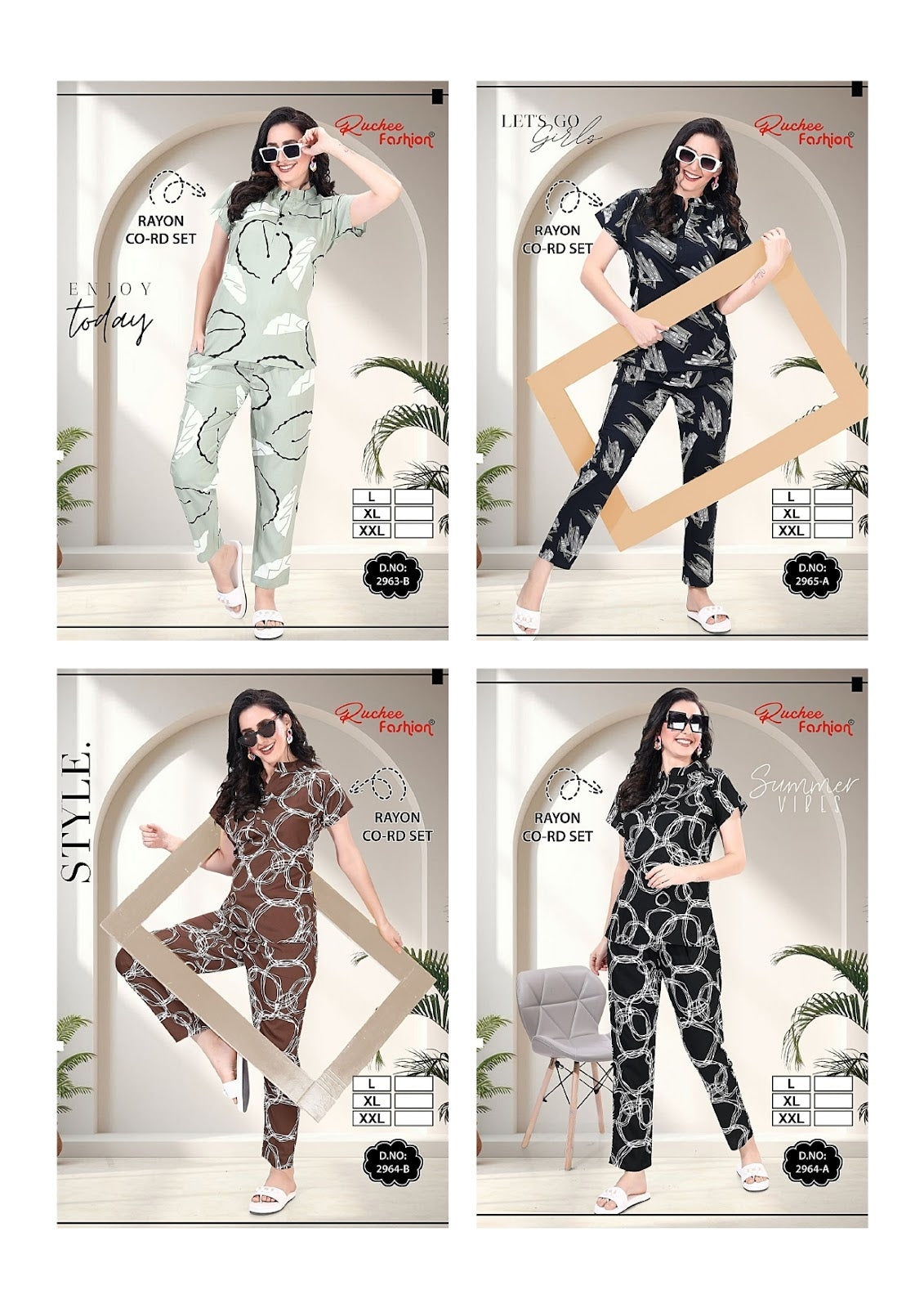 Design 270325 Ruchee Fashion Rayon Co Ord Set Wholesaler