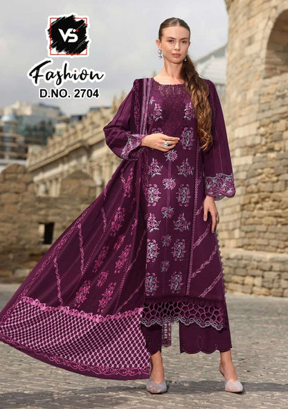 Design 2704 Vs Fashion Reyon Pakistani Readymade Suits Supplier Gujarat