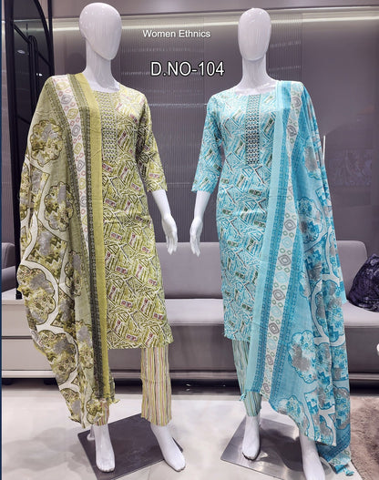 Design 280325 Women Ethnics Readymade Cotton Pant Suits Supplier Gujarat