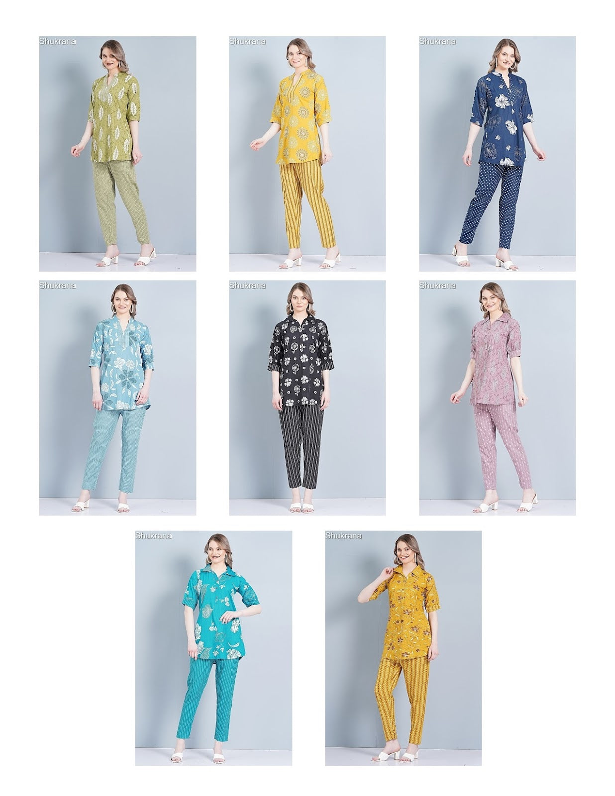 Design 280425 Shukrana Cotton Co Ord Set Wholesaler Ahmedabad