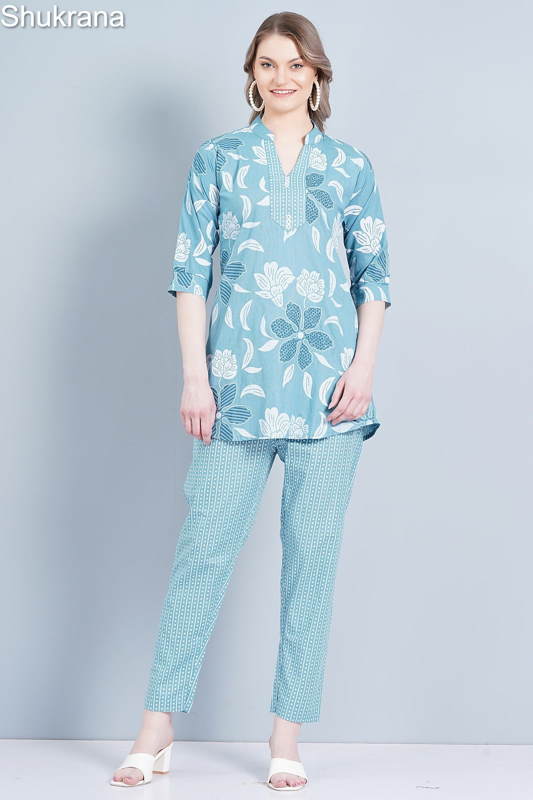 Design 280425 Shukrana Cotton Co Ord Set Wholesaler Ahmedabad