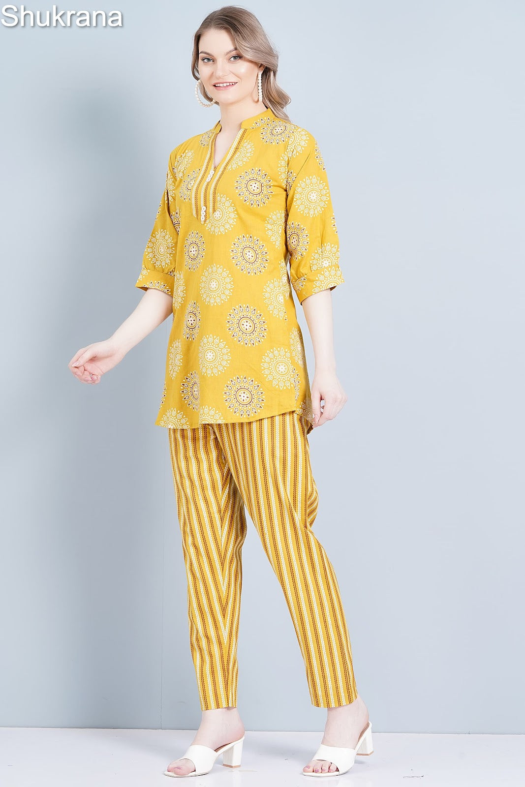 Design 280425 Shukrana Cotton Co Ord Set Wholesaler Ahmedabad