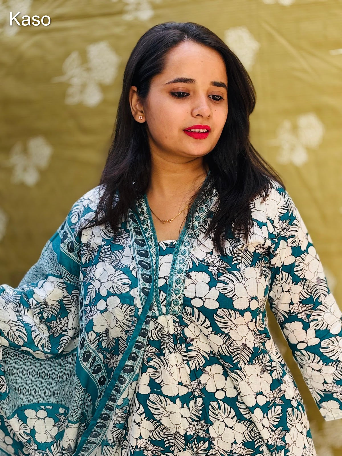 Design 290425 Kaso Cotton Cambric Readymade Pant Style Suits Exporter India