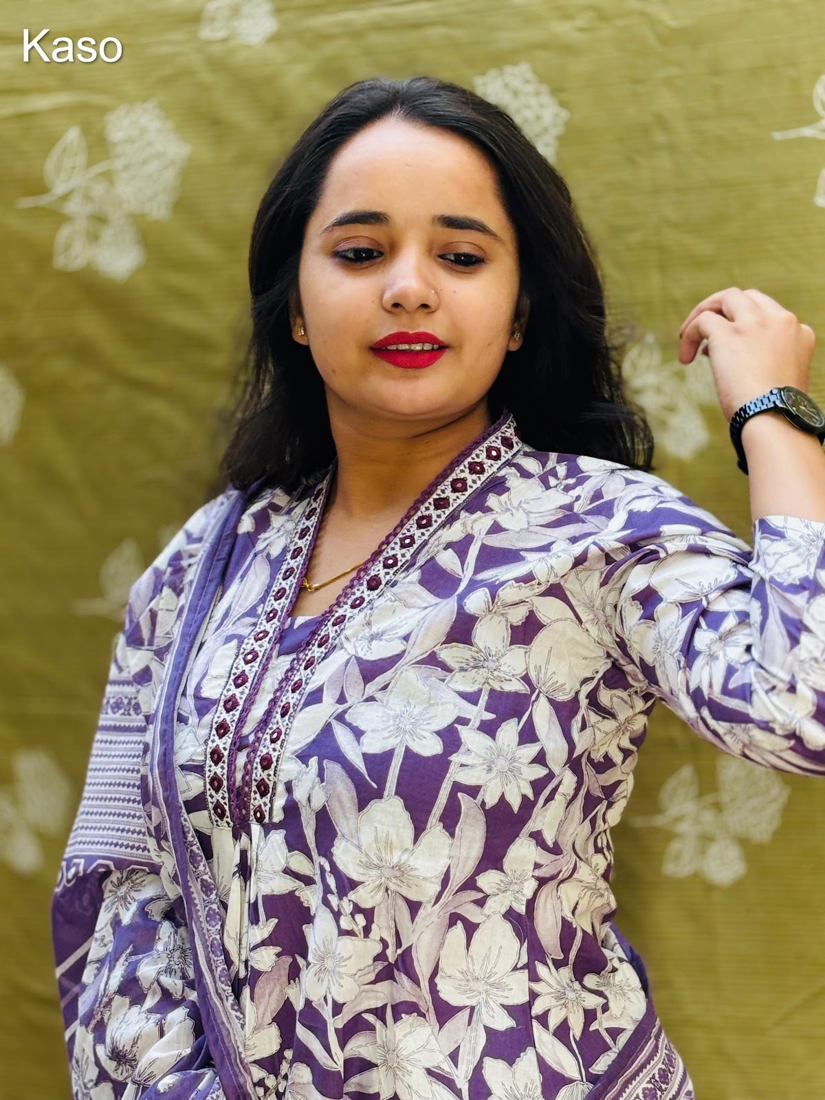 Design 290425 Kaso Cotton Cambric Readymade Pant Style Suits Exporter India