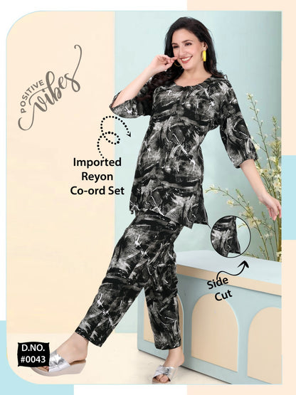 Design 290425 Kasual Imported Co Ord Set Manufacturer Ahmedabad