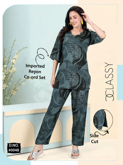 Design 290425 Kasual Imported Co Ord Set Manufacturer Ahmedabad