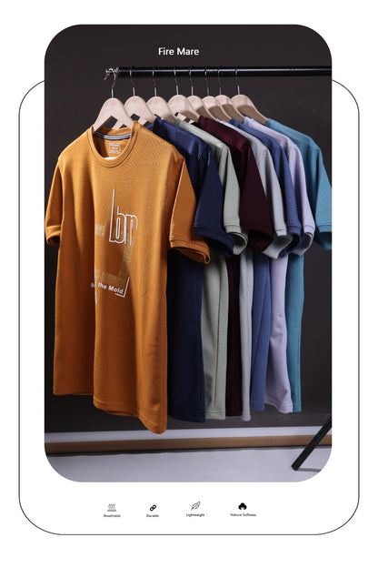 Design 290 Fire Mare Cotton Mens Tshirts Manufacturer Gujarat