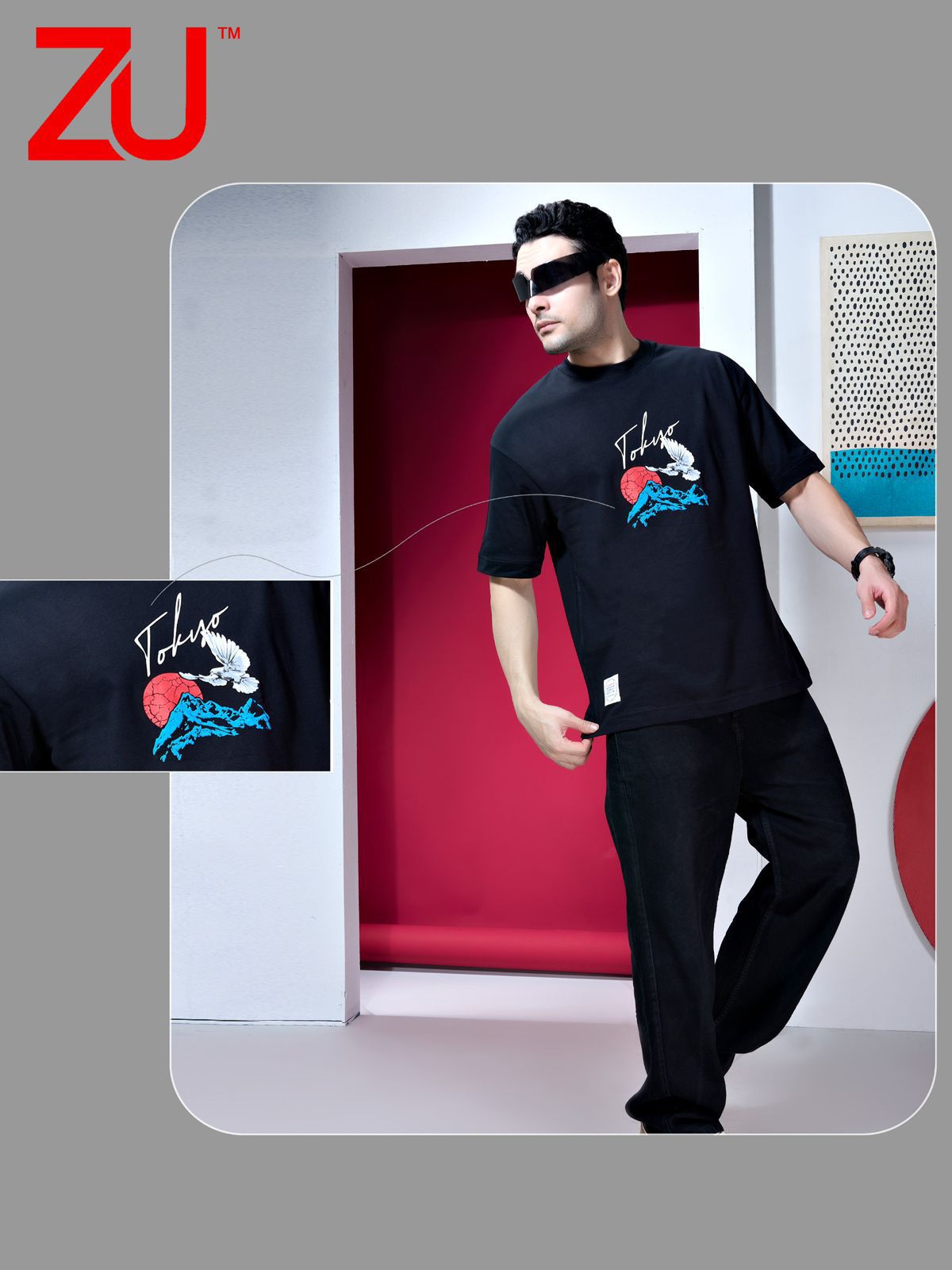 Design 291 Zu Clothing Cotton Mens Tshirts Wholesaler Ahmedabad