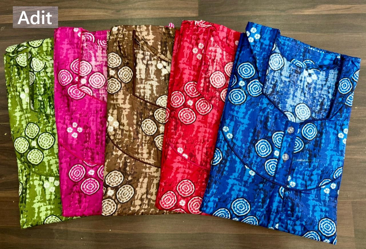 Design 2 Adit Night Gowns Manufacturer Gujarat
