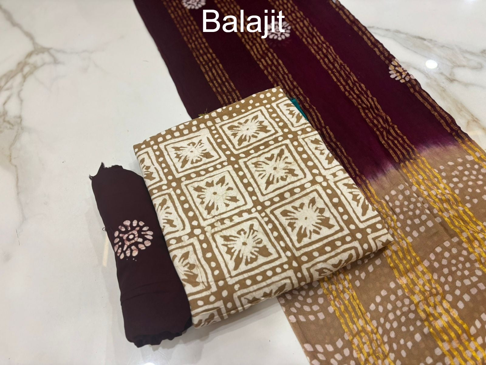 Design 2 Balajit Rayon 14Kg Salwar Suits Exporter Ahmedabad