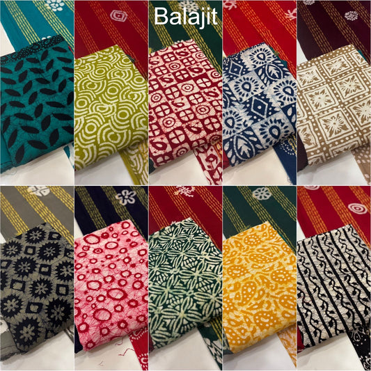Design 2 Balajit Rayon 14Kg Salwar Suits Exporter Ahmedabad