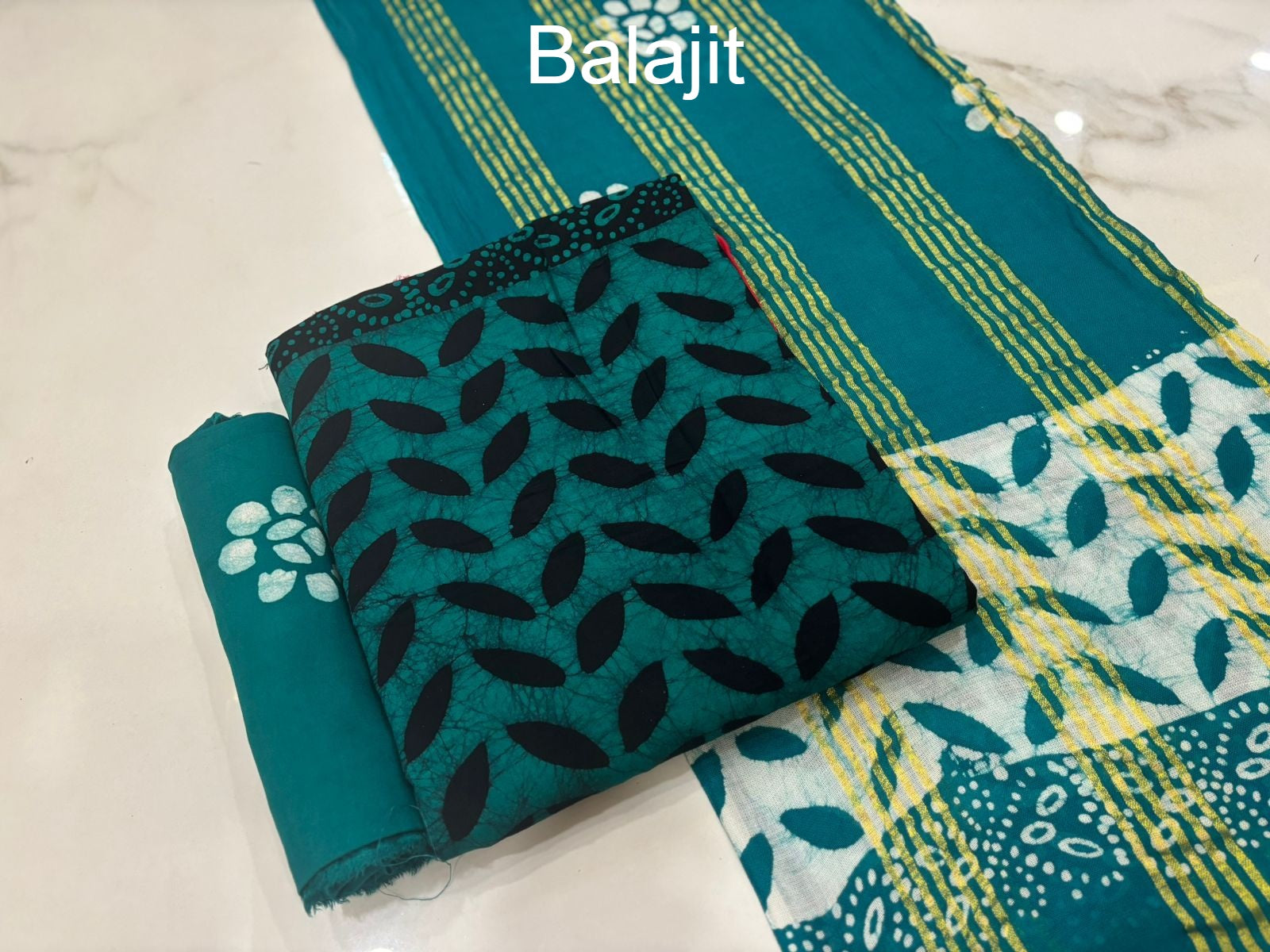 Design 2 Balajit Rayon 14Kg Salwar Suits Exporter Ahmedabad
