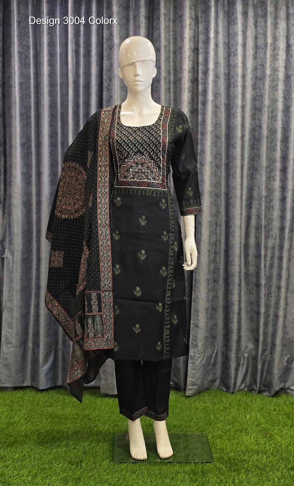 Design 3004 Colorx Roman Silk Readymade Pant Style Suits Exporter India