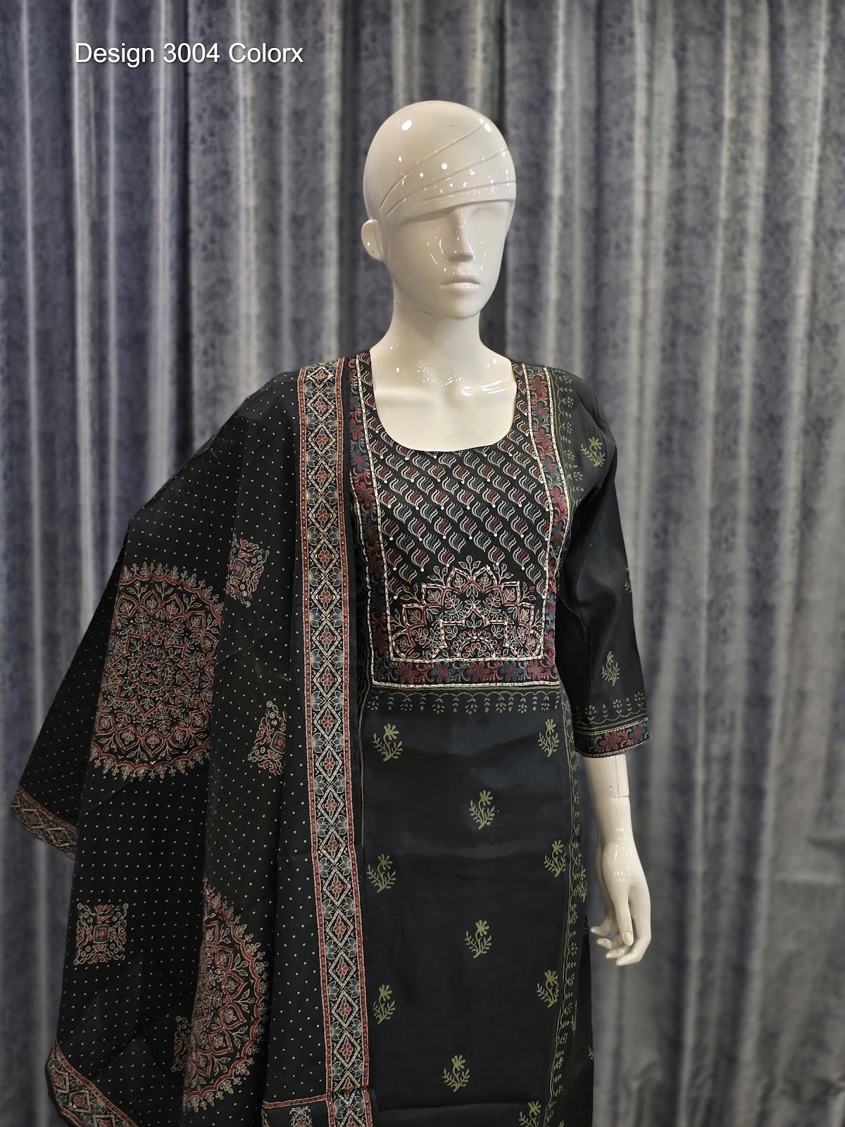 Design 3004 Colorx Roman Silk Readymade Pant Style Suits Exporter India