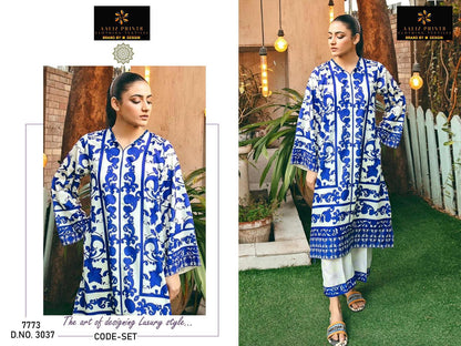 Design 3033-3038 Aaliz Prints Lawn Co Ord Set Wholesaler Gujarat