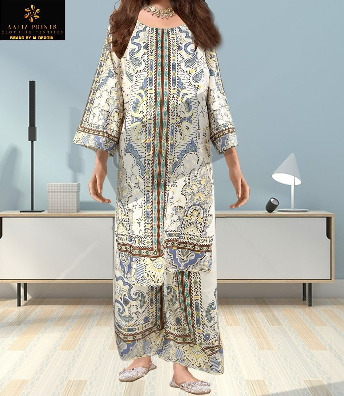 Design 3049-3054 Aaliz Prints Lawn Co Ord Set Supplier India