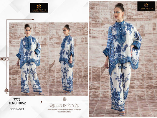 Design 3052-3053 Aaliz Prints Lawn Co Ord Set Manufacturer