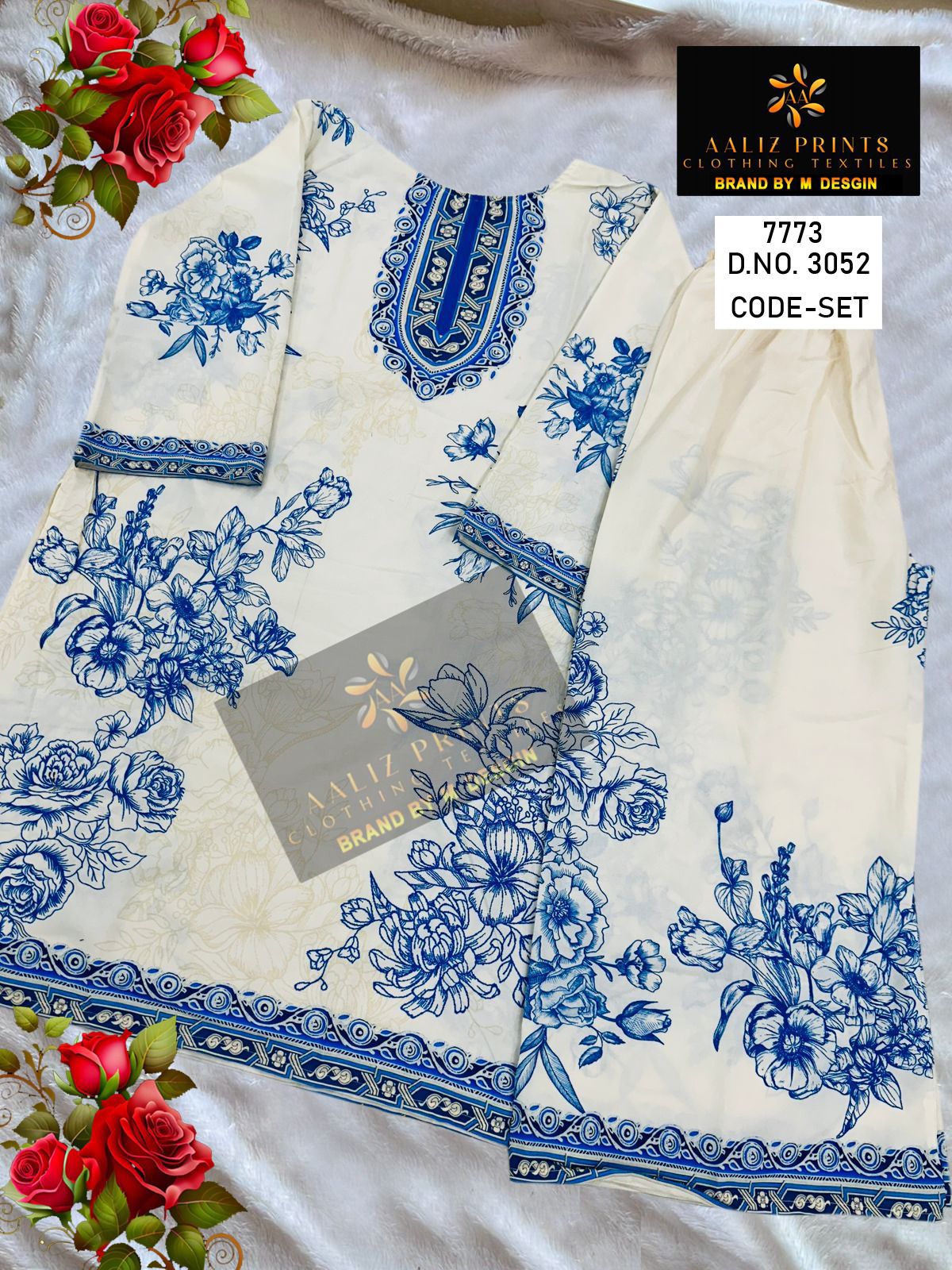 Design 3052-3053 Aaliz Prints Lawn Co Ord Set Manufacturer