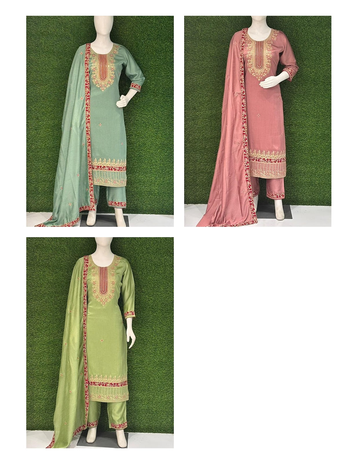 Design 3158-3160 Ladies Flavour Vichitra Readymade Pant Style Suits Manufacturer
