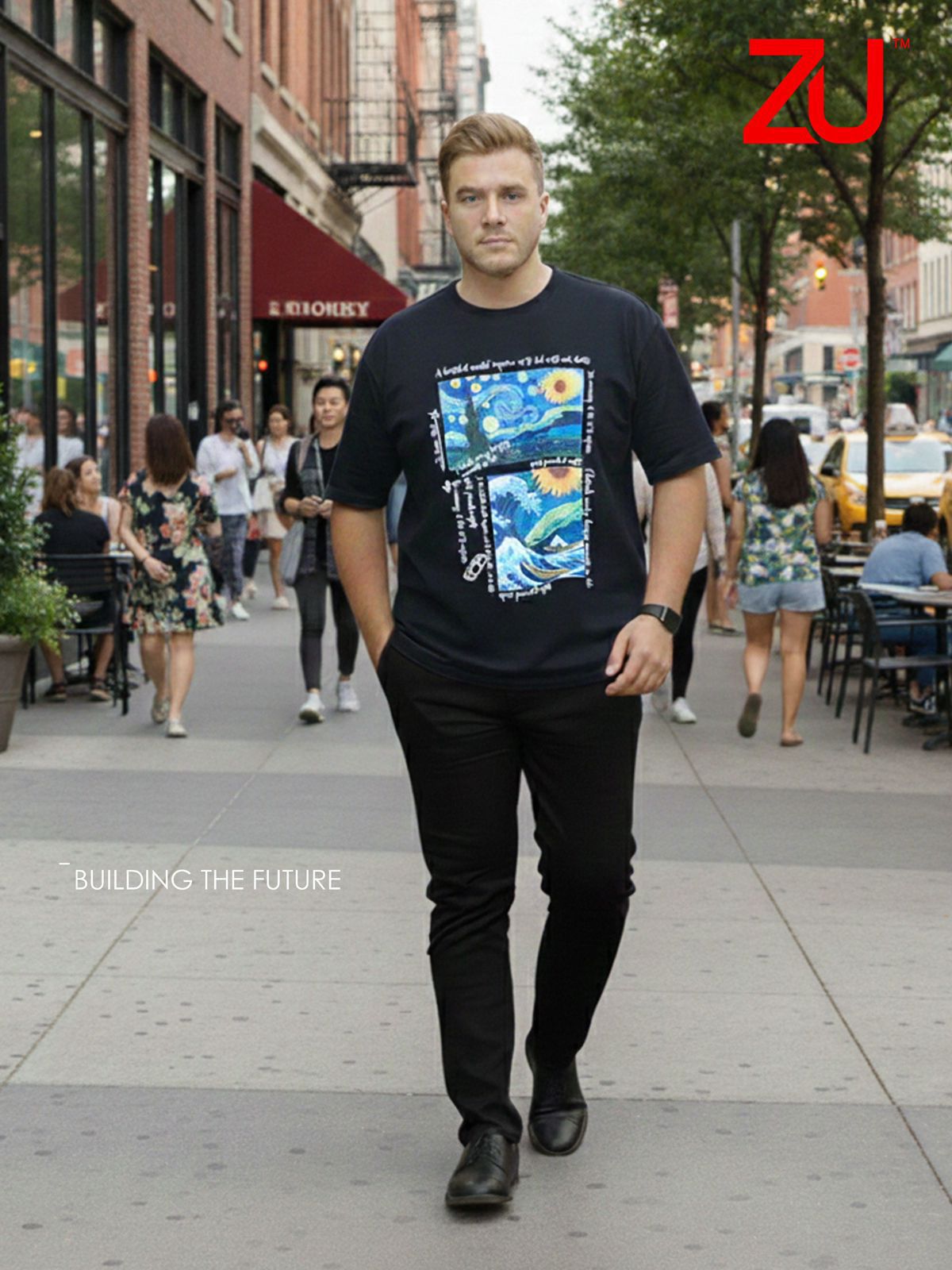 Design 315 Zu Clothing Cotton Biowashed Mens Tshirts Manufacturer India