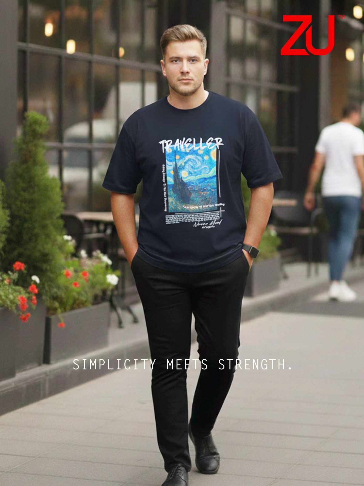 Design 315 Zu Clothing Cotton Biowashed Mens Tshirts Manufacturer India