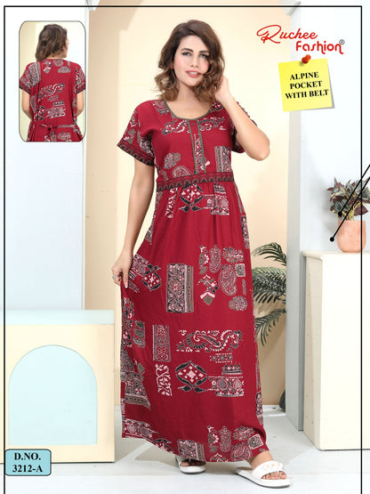 Design 3211-3213 Ruchee Fashion Alpine Night Gowns Wholesaler
