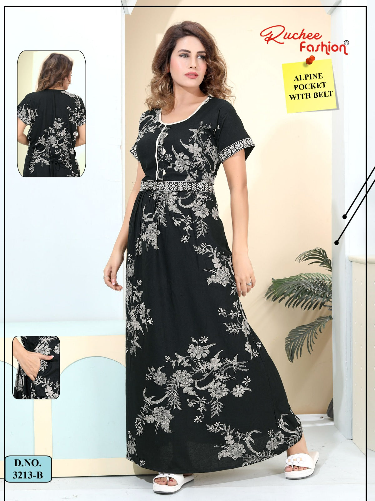 Design 3211-3213 Ruchee Fashion Alpine Night Gowns Wholesaler