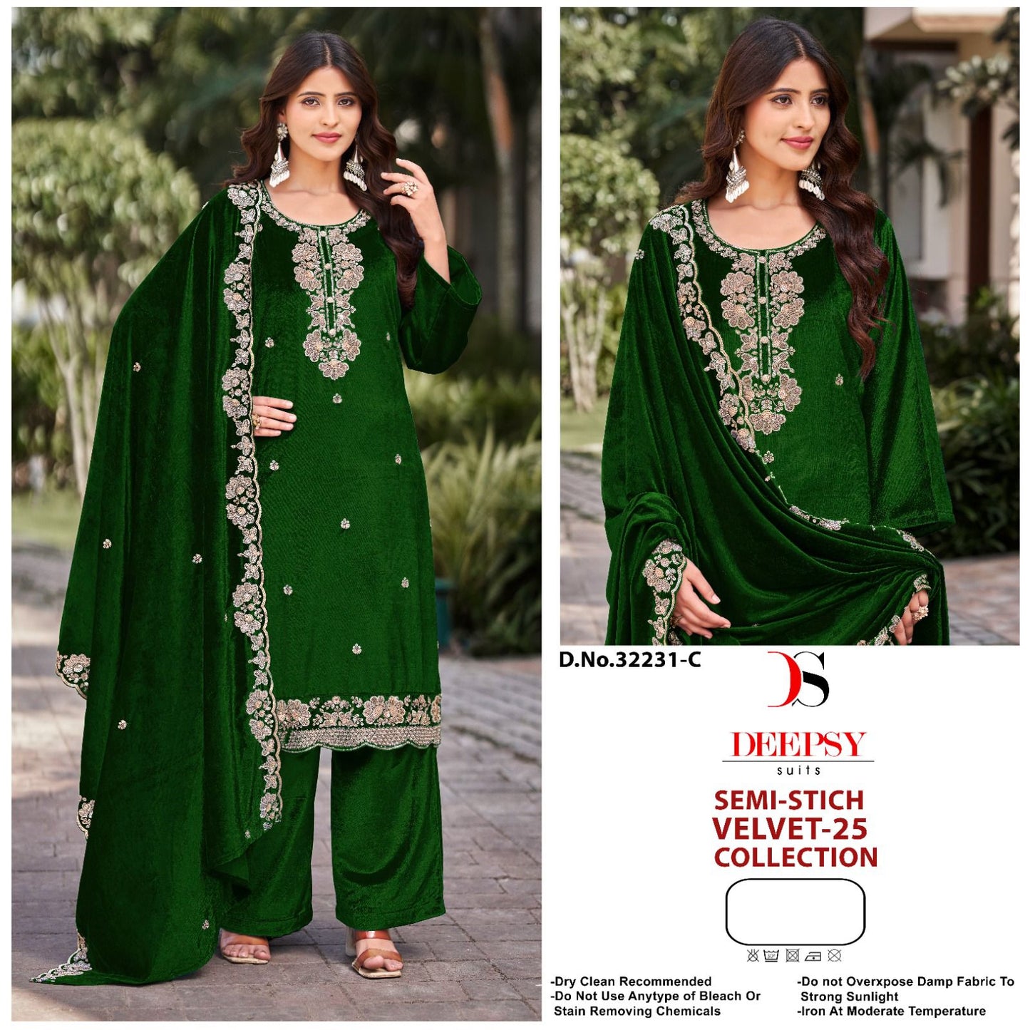 Design 32231 Deepsy Velvet Suits Wholesaler Ahmedabad