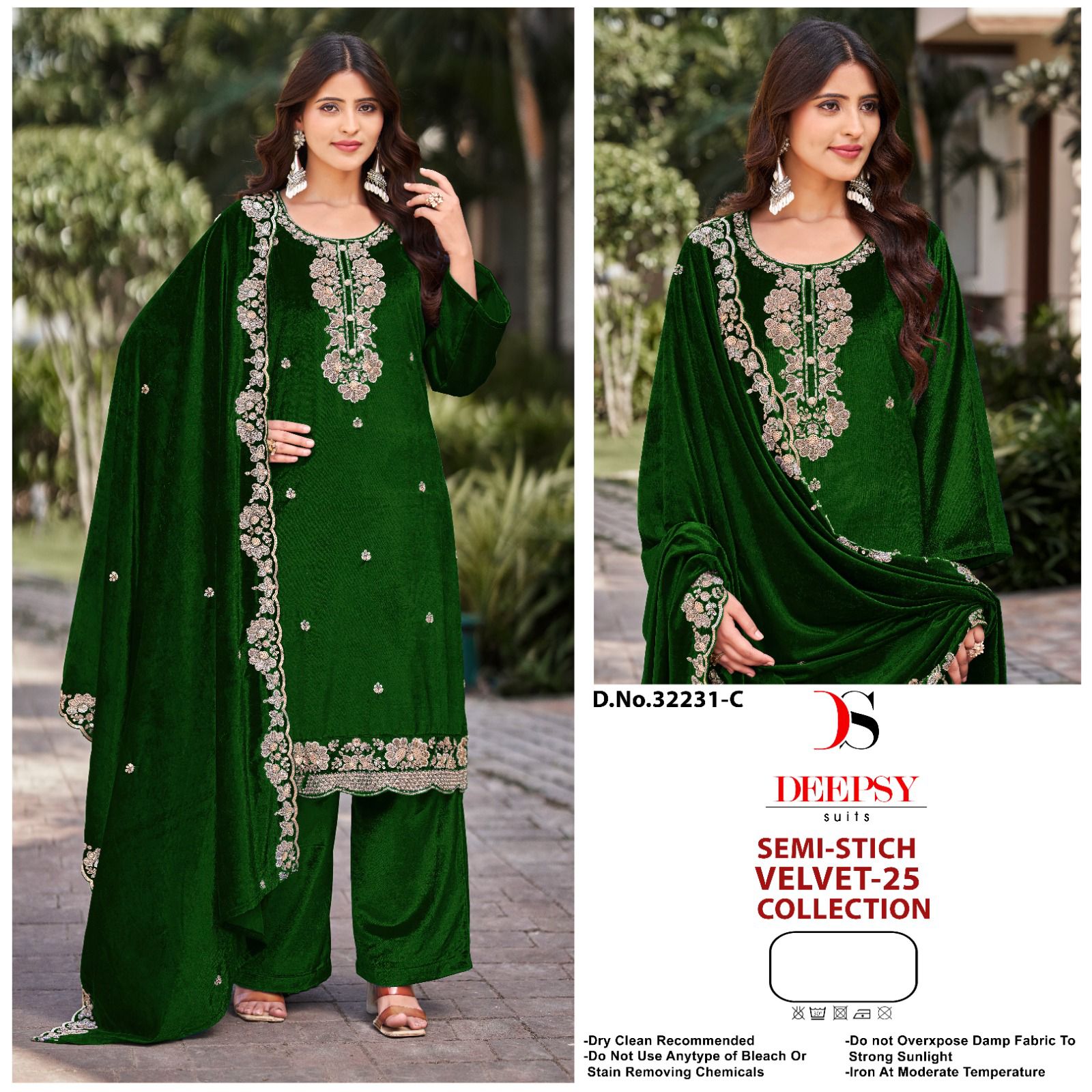 Design 32231 Deepsy Velvet Suits Wholesaler Ahmedabad
