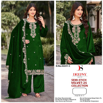 Design 32231 Deepsy Velvet Suits Wholesaler Ahmedabad