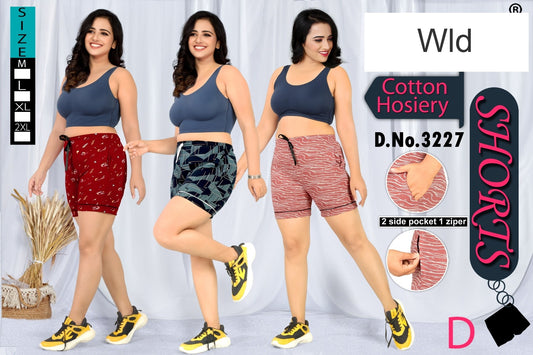Design 3227 Wld Hosiery Women Shorts Wholesale Rate