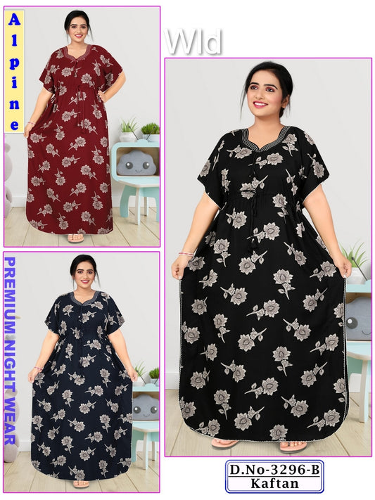 Design 3296 Wld Alpine Kaftan Nighty Exporter