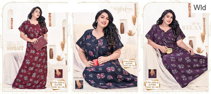 Design 3359 Wld Alpine Night Gowns Wholesaler Ahmedabad