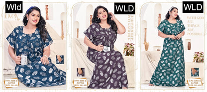 Design 3359 Wld Alpine Night Gowns Manufacturer India