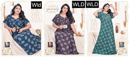 Design 3359 Wld Alpine Night Gowns Manufacturer India