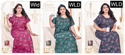 Design 3359 Wld Alpine Night Gowns Manufacturer India