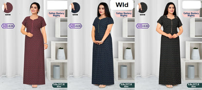 Design 3377 Wld Hosiery Night Gowns Manufacturer India