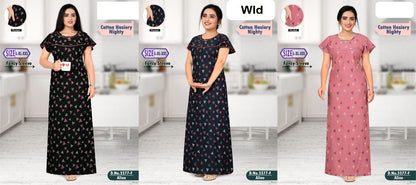 Design 3377 Wld Hosiery Night Gowns Manufacturer India