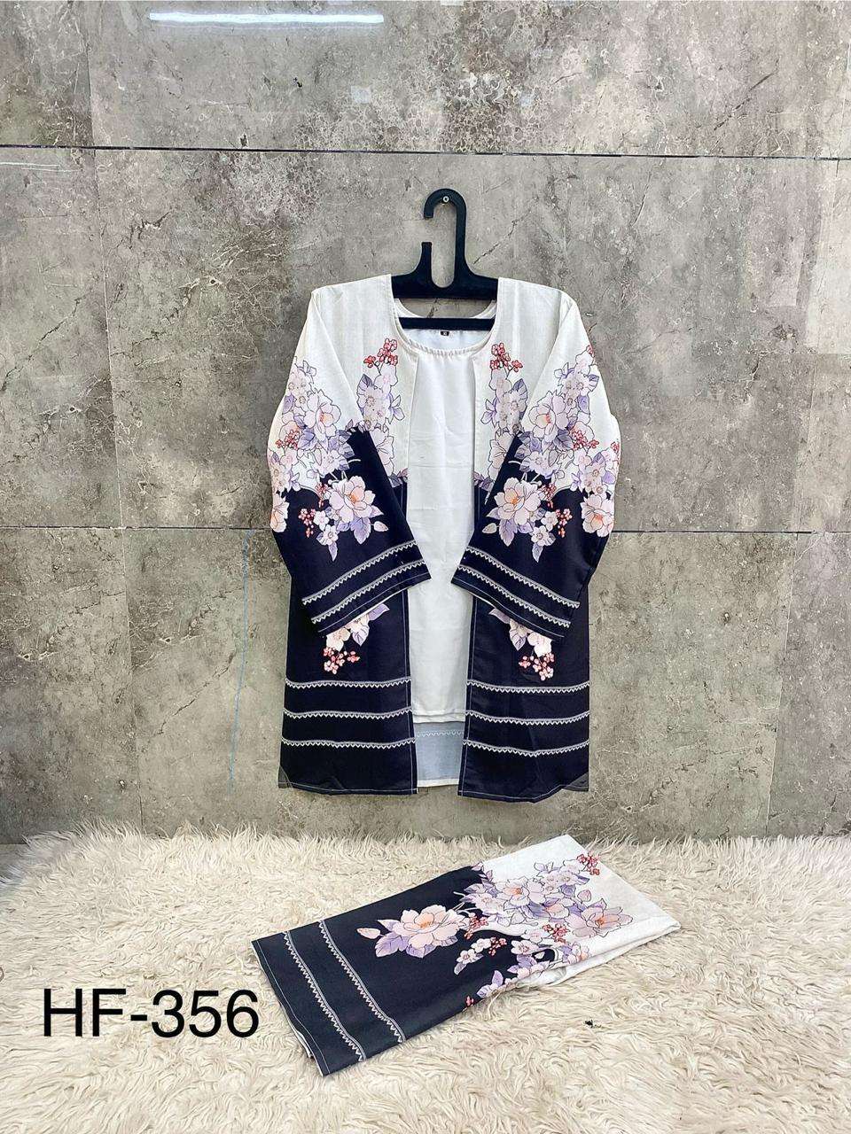 Design 356-373 Karachi Hoor Tex Reyon Co Ord Set Wholesale