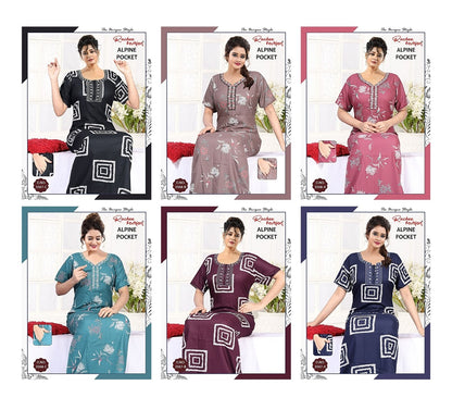 Design 3567-3568 Ruchee Fashion Alpine Night Gowns Manufacturer India