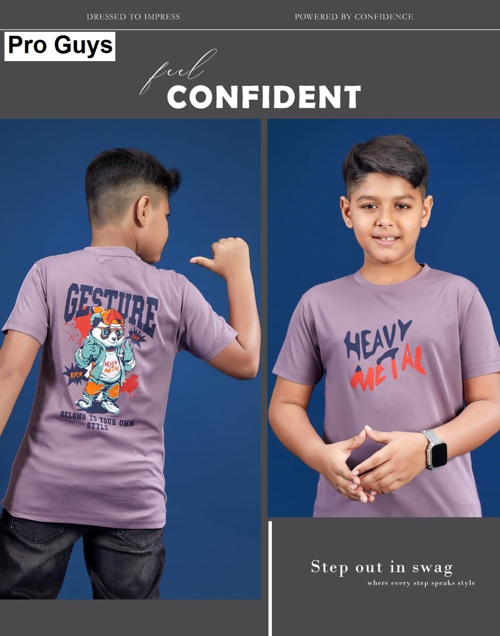 Design 3734 Pro Guys Tencil Lycra Boys Tshirt Exporter Gujarat