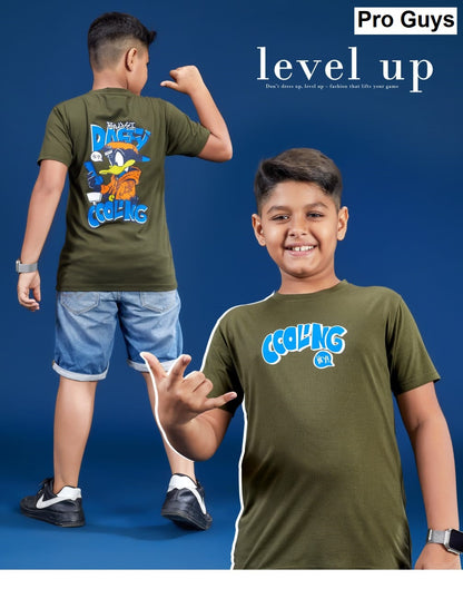 Design 3734 Pro Guys Tencil Lycra Boys Tshirt Exporter Gujarat